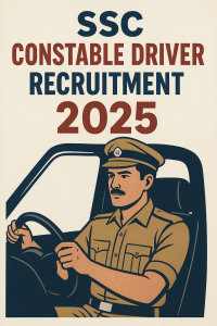 SSC Constable Driver Recruitment 2025